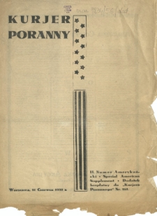 Kurjer Poranny. Numer Amerykański = American Edition. 2 (11 czerwca 1932) dod. do R. 56, nr 161