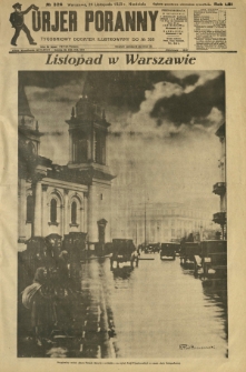 Kurjer Poranny : tygodniowy dodatek ilustrowany do R. 53, No 326. 24 listopada (1929)