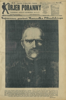 Kurjer Poranny : tygodniowy dodatek ilustrowany do R. 54, No 75 (16 marca 1930)