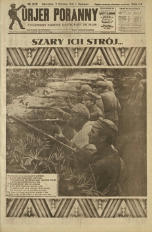 Kurjer Poranny : tygodniowy dodatek ilustrowany do R. 55, No 219 (9 sierpnia 1931)