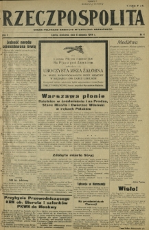 Rzeczpospolita : organ Polskiego Komitetu Wyzwolenia Narodowego. R. 1, nr 4 (6 sierpnia 1944)