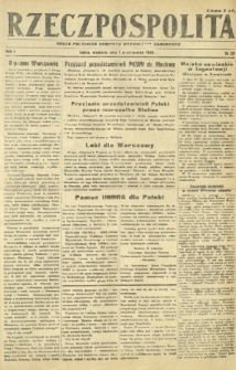Rzeczpospolita : organ Polskiego Komitetu Wyzwolenia Narodowego. R. 1, nr 59 (1 października 1944)