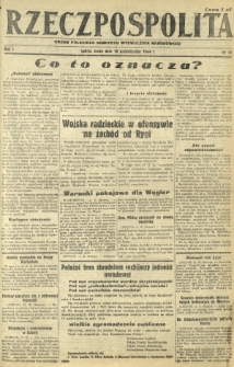 Rzeczpospolita : organ Polskiego Komitetu Wyzwolenia Narodowego. R. 1, nr 76 (18 października 1944)
