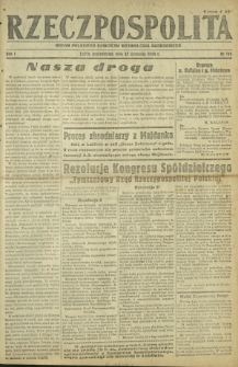 Rzeczpospolita : organ Polskiego Komitetu Wyzwolenia Narodowego. R. 1, nr 114 (27 listopada 1944)