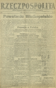 Rzeczpospolita : organ Polskiego Komitetu Wyzwolenia Narodowego. R. 1, nr 141 (27 grudnia 1944)