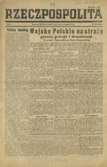 Rzeczpospolita. R. 2, nr 226=366 (22 sierpnia 1945)