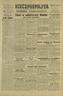 Rzeczpospolita i Dziennik Gospodarczy. R. 4, nr 138 (22 maja 1947)
