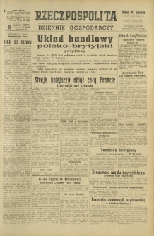 Rzeczpospolita i Dziennik Gospodarczy. R. 4, nr 157 (11 czerwca 1947)