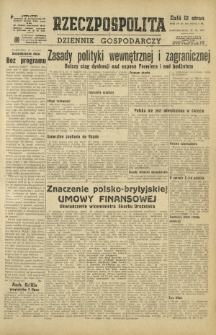 Rzeczpospolita i Dziennik Gospodarczy. R. 4, nr 169 (23 czerwca 1947)