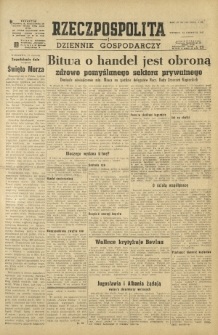 Rzeczpospolita i Dziennik Gospodarczy. R. 4, nr 170 (24 czerwca 1947)