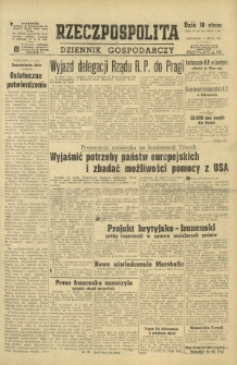 Rzeczpospolita i Dziennik Gospodarczy. R. 4, nr 179 (3 lipca 1947)