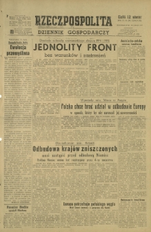 Rzeczpospolita i Dziennik Gospodarczy. R. 4, nr 204 (28 lipca 1947)