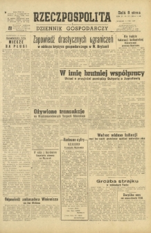 Rzeczpospolita i Dziennik Gospodarczy. R. 4, nr 212 (5 sierpnia 1947)