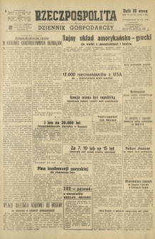Rzeczpospolita i Dziennik Gospodarczy. R. 4, nr 225 (18 sierpnia 1947)
