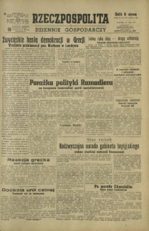 Rzeczpospolita i Dziennik Gospodarczy. R. 4, nr 226 (19 sierpnia 1947)