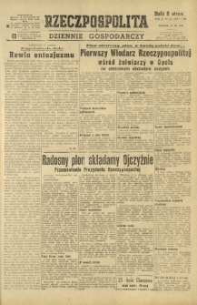Rzeczpospolita i Dziennik Gospodarczy. R. 4, nr 254 (16 września 1947)