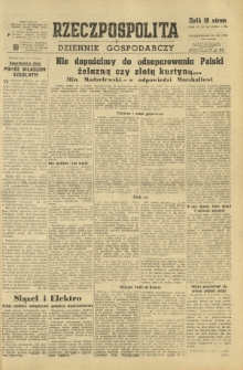 Rzeczpospolita i Dziennik Gospodarczy. R. 4, nr 260 (22 września 1947)