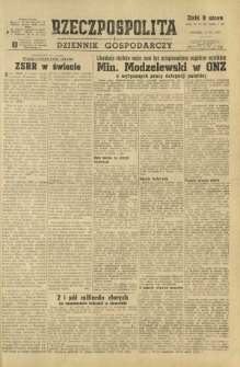 Rzeczpospolita i Dziennik Gospodarczy. R. 4, nr 261 (23 września 1947)