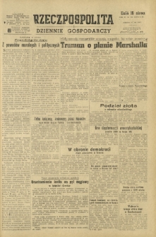 Rzeczpospolita i Dziennik Gospodarczy. R. 4, nr 265 (27 września 1947)