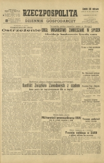 Rzeczpospolita i Dziennik Gospodarczy. R. 4, nr 266 (28 września 1947)