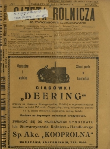 Gazeta Rolnicza : pismo tygodniowe ilustrowane. R. 67, nr 7 (18 lutego 1927)