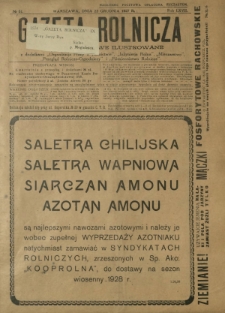 Gazeta Rolnicza : pismo tygodniowe ilustrowane. R. 67, nr 51 (23 grudnia 1927)