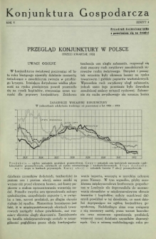 Konjunktura Gospodarcza : wydawnictwo kwartalne Instytutu Badania Konjunktur Gospodarczych i Cen. R. 5 (1932), nr 3