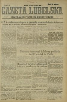 Gazeta Lubelska : niezależne pismo demokratyczne. R. 2, nr 9 (9 stycznia 1946)