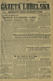 Gazeta Lubelska : niezależne pismo demokratyczne. R. 2, nr 37=346 (6 lutego 1946)