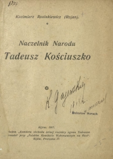 Naczelnik narodu Tadeusz Kościuszko