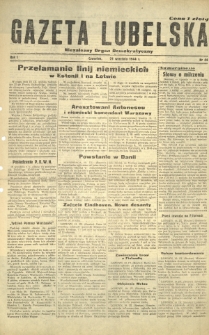 Gazeta Lubelska : niezależny organ demokratyczny. R. 1, nr 44 (21 września 1944)