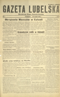 Gazeta Lubelska : niezależny organ demokratyczny. R. 1, nr 48 (25 września 1944)