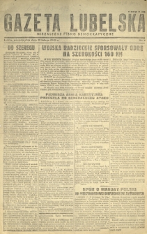 Gazeta Lubelska : niezależne pismo demokratyczne. R. 1, nr 1 (12 lutego 1945)