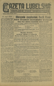 Gazeta Lubelska : niezależne pismo demokratyczne. 1945, nr 155 (27 lipca)