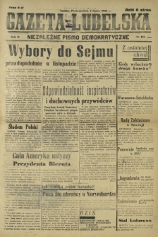 Gazeta Lubelska : niezależne pismo demokratyczne. R. 2, nr 186=495 (8 lipiec 1946)