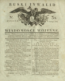 Ruski Inwalid czyli wiadomości wojenne. 1817, nr 30 (6 lutego)