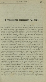 Ogrodnik Polski : dwutygodnik poświęcony wszystkim gałęziom ogrodnictwa T. 2, Nr 2 (1880)