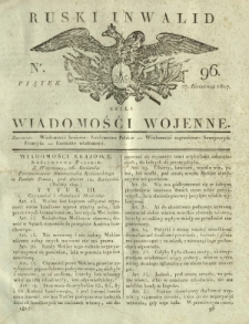 Ruski Inwalid czyli wiadomości wojenne. 1817, nr 96 (27 kwietnia)