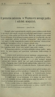Ogrodnik Polski : dwutygodnik poświęcony wszystkim gałęziom ogrodnictwa T. 2, Nr 21 (1880)