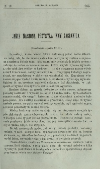 Ogrodnik Polski : dwutygodnik poświęcony wszystkim gałęziom ogrodnictwa T. 5 , Nr 12 (1883)