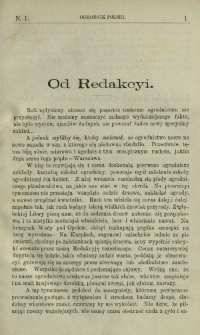 Ogrodnik Polski : dwutygodnik poświęcony wszystkim gałęziom ogrodnictwa T. 6, Nr 1 (1884)
