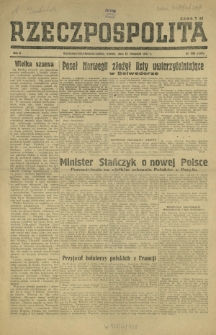 Rzeczpospolita. R. 2, nr 309=449 (13 listopada 1945)