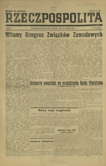 Rzeczpospolita. R. 2, nr 314=454 (18 listopada 1945)