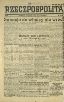 Rzeczpospolita. R. 2, nr 47=191 (18 lutego 1945)