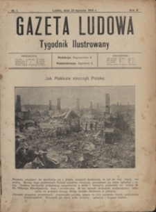 Gazeta Ludowa : tygodnik ilustrowany 1916-01-23, R. 2, nr 4