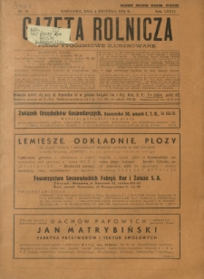 Gazeta Rolnicza : pismo tygodniowe ilustrowane. R. 76, nr 36 (4 września 1936)