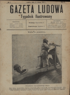 Gazeta Ludowa : tygodnik ilustrowany 1916-02-13, R. 2, nr 7
