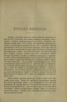 Ogrodnik Polski : dwutygodnik poświęcony wszystkim gałęziom ogrodnictwa T. 7, Nr 15 (1885)