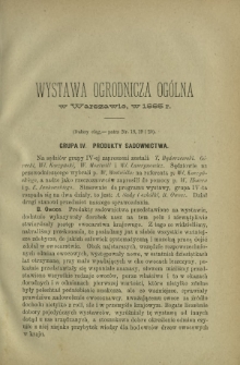 Ogrodnik Polski : dwutygodnik poświęcony wszystkim gałęziom ogrodnictwa T. 7, Nr 21 (1885)
