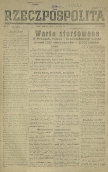 Rzeczpospolita : organ Polskiego Komitetu Wyzwolenia Narodowego. R. 2, nr 20=164 (21 stycznia 1945)